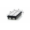 Filtre à air MANN-FILTER C 2617