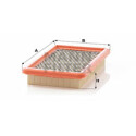 Filtre à air MANN-FILTER C 2666