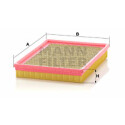 Filtre à air MANN-FILTER C 2681