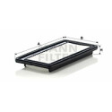 Filtre à air MANN-FILTER C 2714