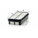 Filtre à air MANN-FILTER C 2736/1