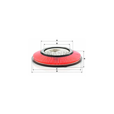 Filtre à air MANN-FILTER C 2821