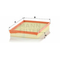 Filtre à air MANN-FILTER C 2880