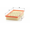 Filtre à air MANN-FILTER C 3093/1