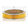 Filtre à air MANN-FILTER C 37 114