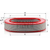 Filtre à air MANN-FILTER C 37 145