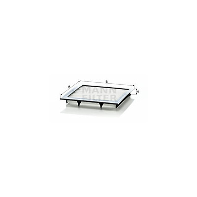 Filtre à air habitacle MANN-FILTER CU 1009