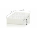 Filtre à air habitacle MANN-FILTER CU 1721-2