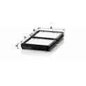 Filtre à air habitacle MANN-FILTER CU 2033-2