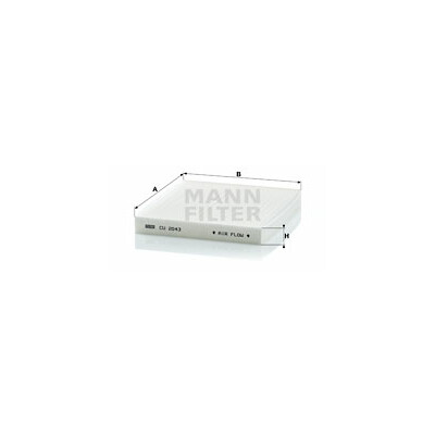 Filtre à air habitacle MANN-FILTER CU 2043