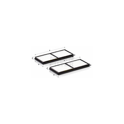Filtre à air habitacle MANN-FILTER CU 23 001-2