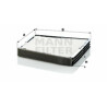 Filtre à air habitacle MANN-FILTER CU 2337
