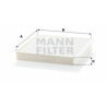 Filtre à air habitacle MANN-FILTER CU 2356