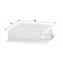 Filtre à air habitacle MANN-FILTER CU 2454
