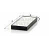 Filtre à air habitacle MANN-FILTER CU 2521-2