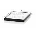 Filtre à air habitacle MANN-FILTER CU 2634