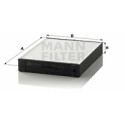Filtre à air habitacle MANN-FILTER CU 2647