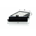 Filtre à air habitacle MANN-FILTER CU 2709
