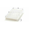 Filtre à air habitacle MANN-FILTER CU 5366
