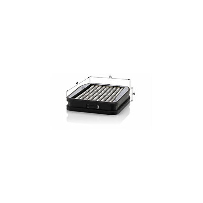 Filtre, air d'habitacle Adsotop MANN-FILTER CUK 18 000-2