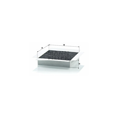 Filtre, air d'habitacle Adsotop MANN-FILTER CUK 2032