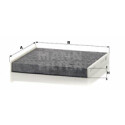 Filtre, air d&#39;habitacle Adsotop MANN-FILTER CUK 22 013