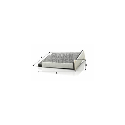 Filtre, air d'habitacle Adsotop MANN-FILTER CUK 2231