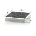 Filtre, air d&#39;habitacle Adsotop MANN-FILTER CUK 2338