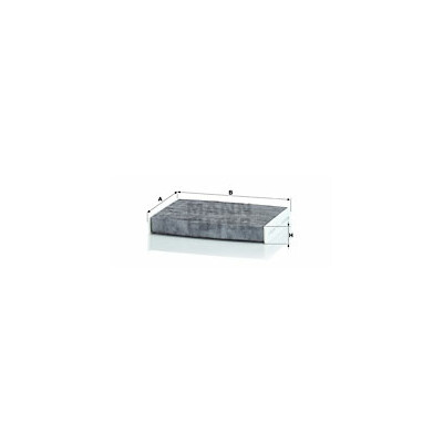 Filtre, air d'habitacle Adsotop MANN-FILTER CUK 25 012