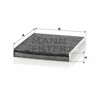 Filtre, air d&#39;habitacle Adsotop MANN-FILTER CUK 2545