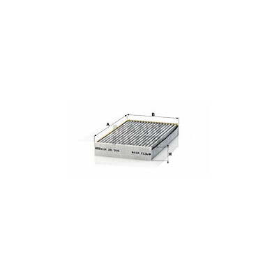 Filtre, air d'habitacle Adsotop MANN-FILTER CUK 26 005