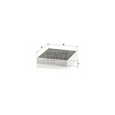 Filtre, air d'habitacle Adsotop MANN-FILTER CUK 26 010