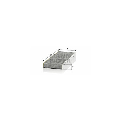 Filtre, air d'habitacle Adsotop MANN-FILTER CUK 26 013-2