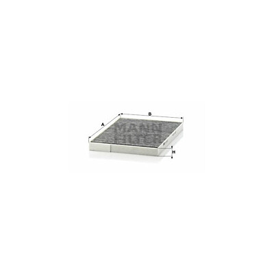 Filtre, air d'habitacle Adsotop MANN-FILTER CUK 2620