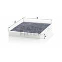 Filtre, air d&#39;habitacle Adsotop MANN-FILTER CUK 2622