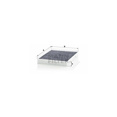 Filtre, air d'habitacle Adsotop MANN-FILTER CUK 2622