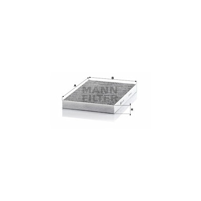 Filtre, air d'habitacle Adsotop MANN-FILTER CUK 3037