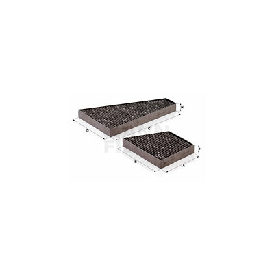 Filtre, air d'habitacle Adsotop MANN-FILTER CUK 35 000-2