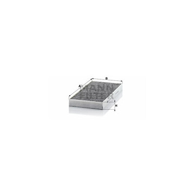 Filtre, air d'habitacle Adsotop MANN-FILTER CUK 3621