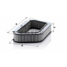 Filtre, air d&#39;habitacle Adsotop MANN-FILTER CUK 4136