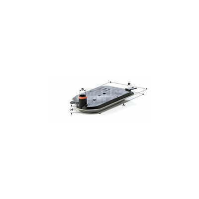 Filtre hydraulique, transmission automatique MANN-FILTER H 2826 KIT