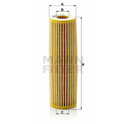 Filtre à huile Evotop MANN-FILTER HU 514 x