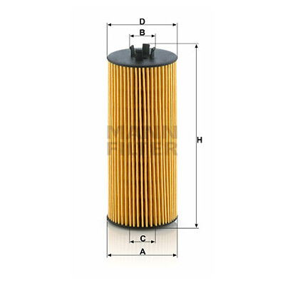 Filtre à huile MANN-FILTER HU 6008 z