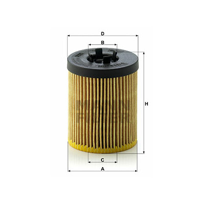 Filtre à huile evotop MANN-FILTER HU 611/1 x