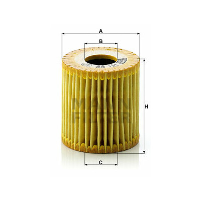 Filtre à huile evotop MANN-FILTER HU 68 x