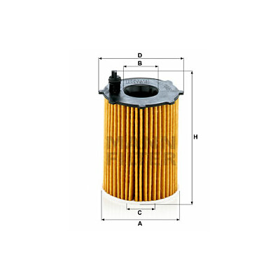 Filtre à huile MANN-FILTER HU 7006 z