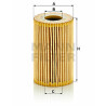 Filtre à huile MANN-FILTER HU 7008 z