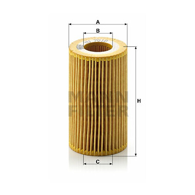 Filtre à huile MANN-FILTER HU 7010 z