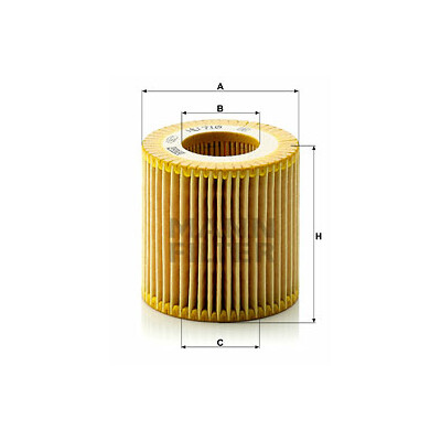 Filtre à huile evotop MANN-FILTER HU 710 x