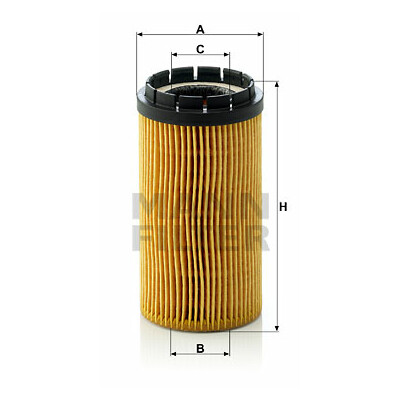 Filtre à huile MANN-FILTER HU 718 x